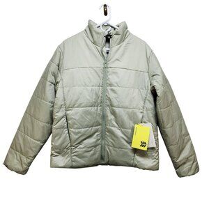 All In Motion Womens Quilted Puffer Jacket With Tags Size Medium Sage Green